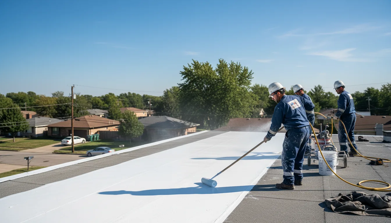 Commercial roof coating in Conifer, CO near me